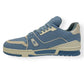LOUIS VUITTON LV SNEAKER LIGHT BLUE UK8