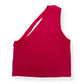JACQUEMUS LA MAILLE ASCU ONE-SHOULDER TOP PINK 36 / S