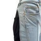 MUGLER SPIRAL SKINNY DENIM JEANS BLUE / BLACK 36 / W26”