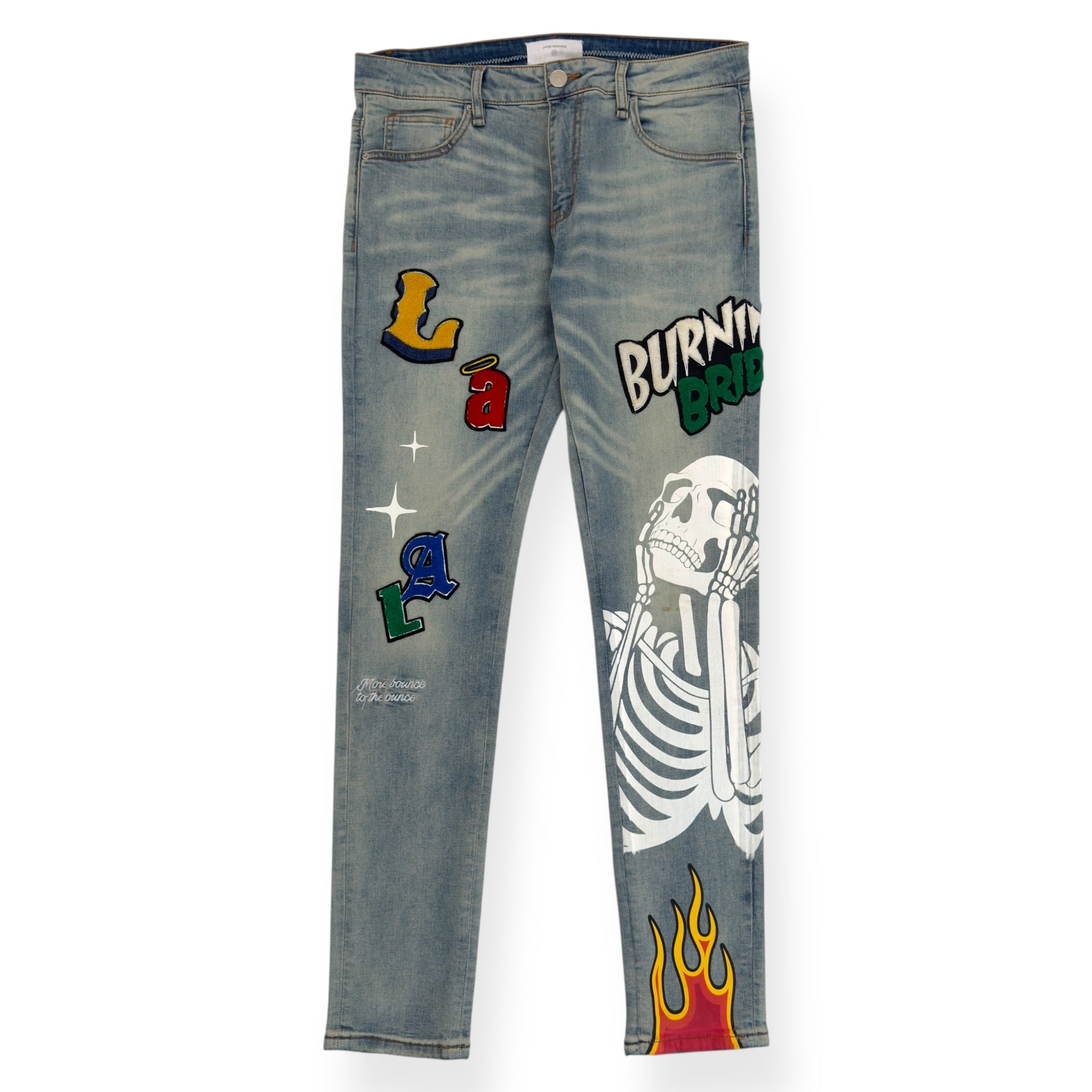 LIFTED ANCHORS BOULEVARD DENIM JEANS BLUE W32”