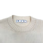 OFF-WHITE ARROW DIAG OUTLINE KNITTED SWEATER TOFU / GREEN XL