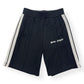 PALM ANGELS SWEAT SHORTS BLACK / WHITE S