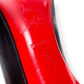 CHRISTIAN LOUBOUTIN PIGALLE WATER SNAKE TOE CAP CUT OUT PUMPS BLACK 36 / UK3