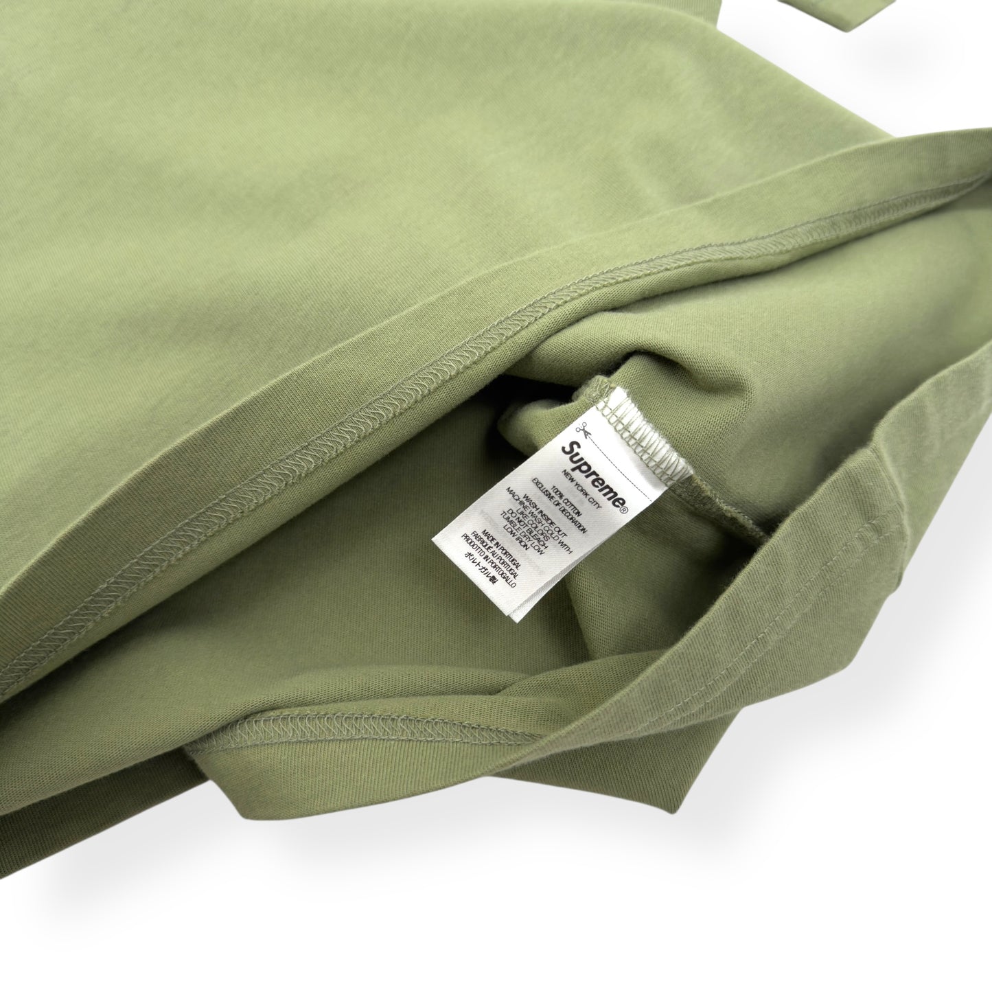 SUPREME SMALL BOX LOGO COTTON T-SHIRT GREEN XL