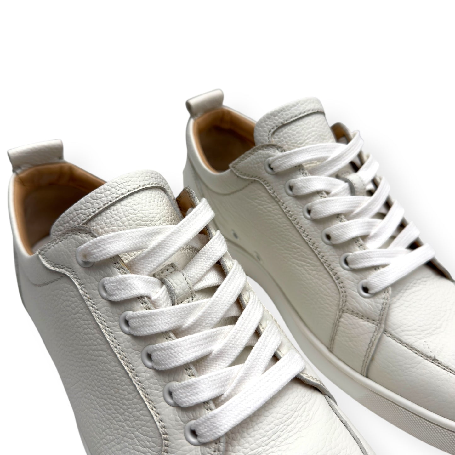 CHRISTIAN LOUBOUTIN RANTULOW LEATHER SNEAKER WHITE 43 / UK9