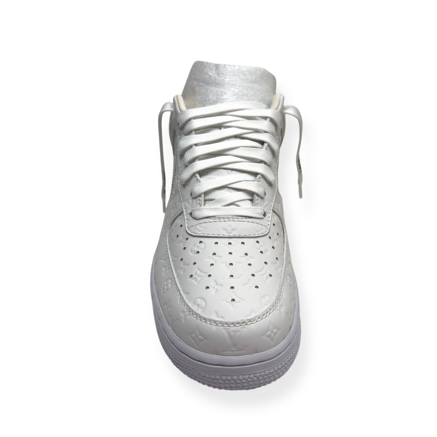 LOUIS VUITTON X NIKE AIR FORCE 1 SNEAKER WHITE UK7 / US8