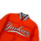 GUCCI NY YANKEES GOOSE DOWN PUFFER BOMBER JACKET ORANGE 46 / S
