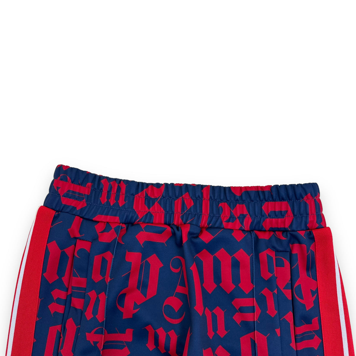 PALM ANGELS MONOGRAM TRACK PANTS RED / BLUE S