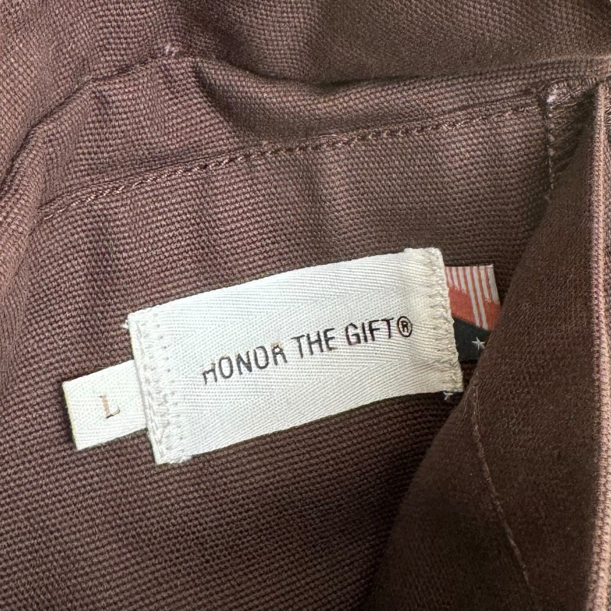 HONOR THE GIFT REVERSIBLE VEST BROWN L