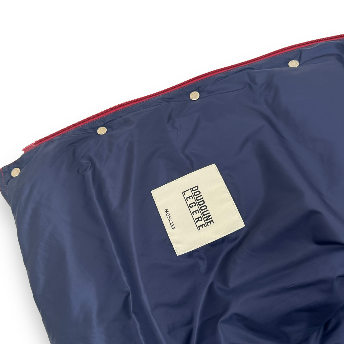 MONCLER BILLECART GILET PUFFER JACKET RED XL