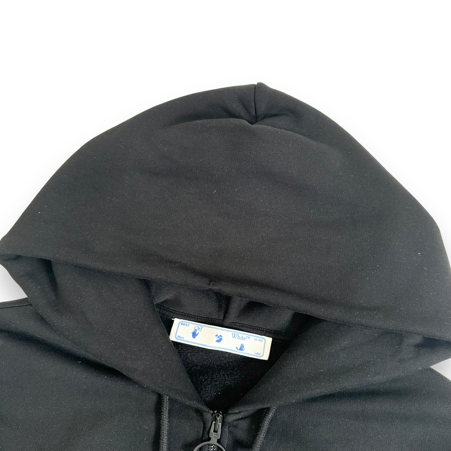 OFF-WHITE SPRAY MARKER HOODIE BLACK / WHITE L