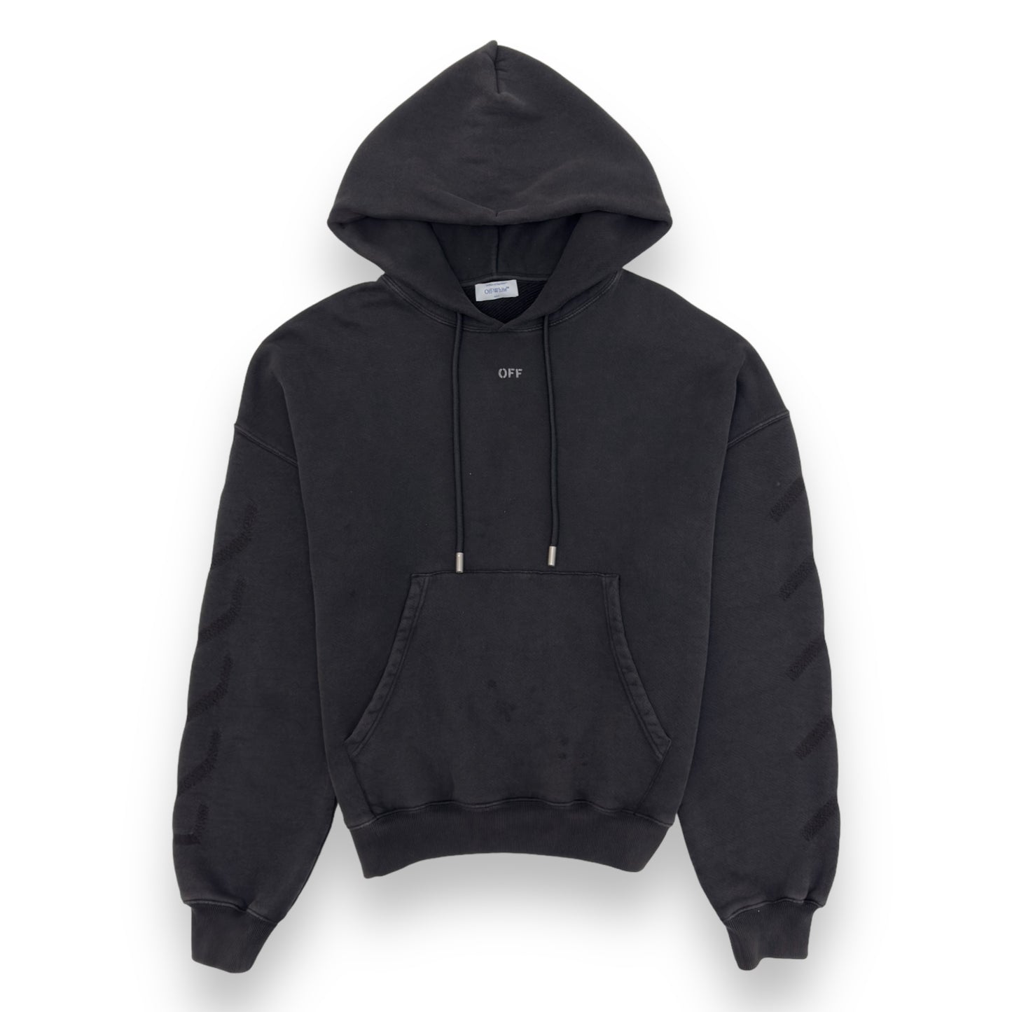 OFF-WHITE ST. MATTHEW HOODIE GREY L