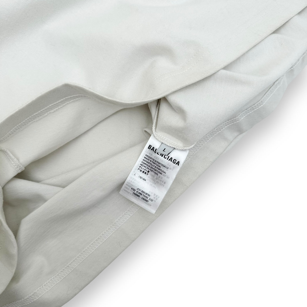BALENCIAGA T-SHIRT WHITE L