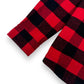 PALM ANGELS CLASSIC LOGO CHECKED OVER SHIRT BLACK / RED L
