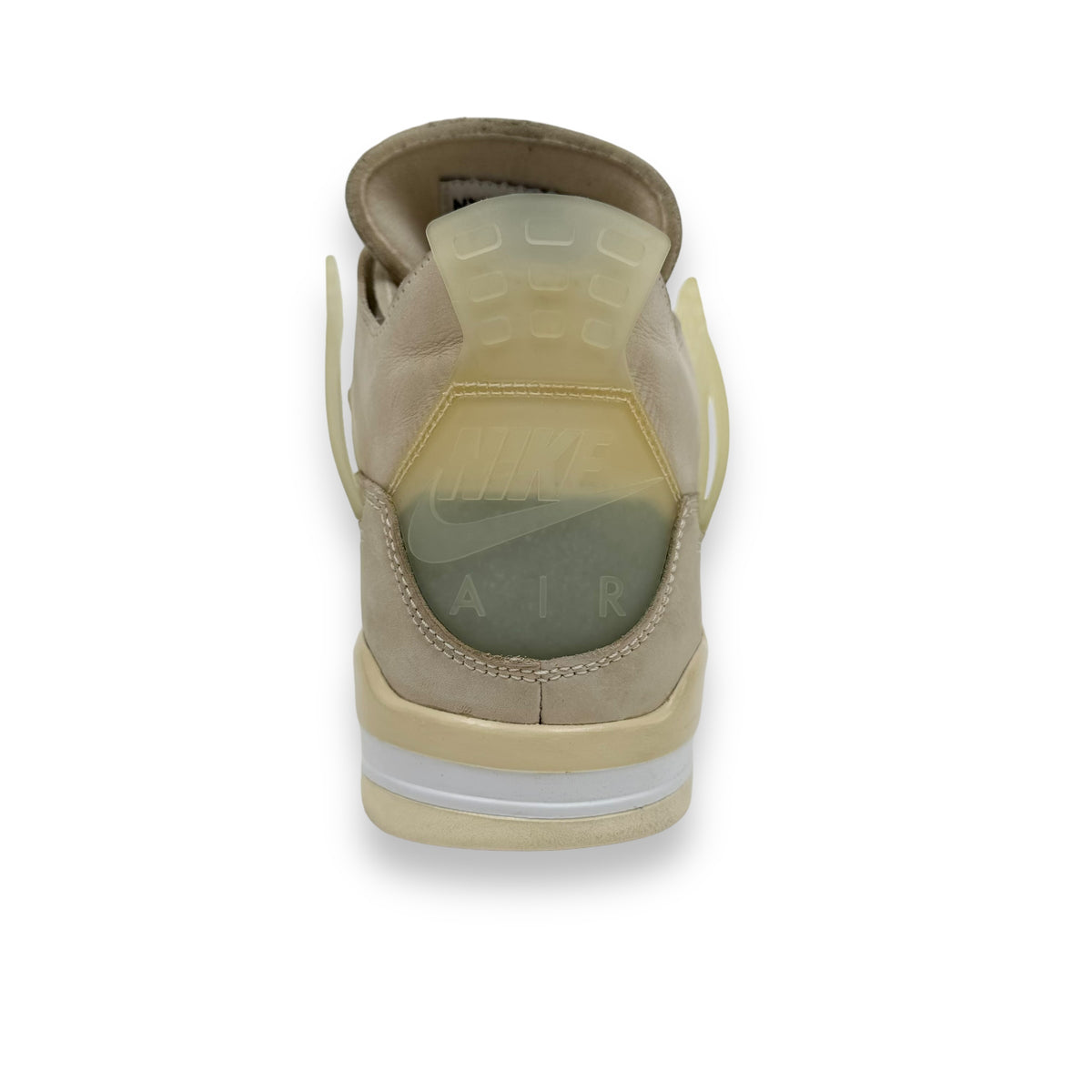 OFF-WHITE X AIR JORDAN 4 SAIL SNEAKER UK10.5