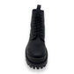 BALENCIAGA COMBAT STRIKE 20MM LEATHER BOOTS BLACK UK9 / 43