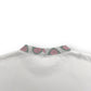DIOR EMBROIDERED LOGO MOTIF NECK COTTON T-SHIRT L