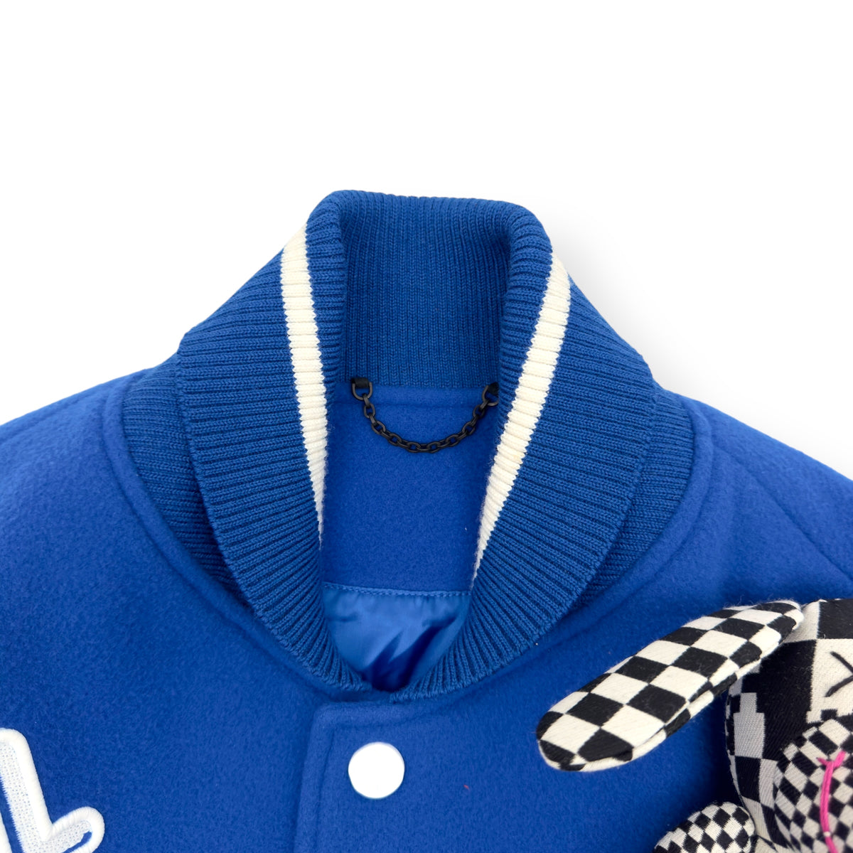 LOUIS VUITTON PUPPET VARSITY JACKET BLUE / WHITE 48 / S