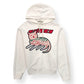 GUCCI CAT LOGO-PRINT HOODIE BEIGE / RED M