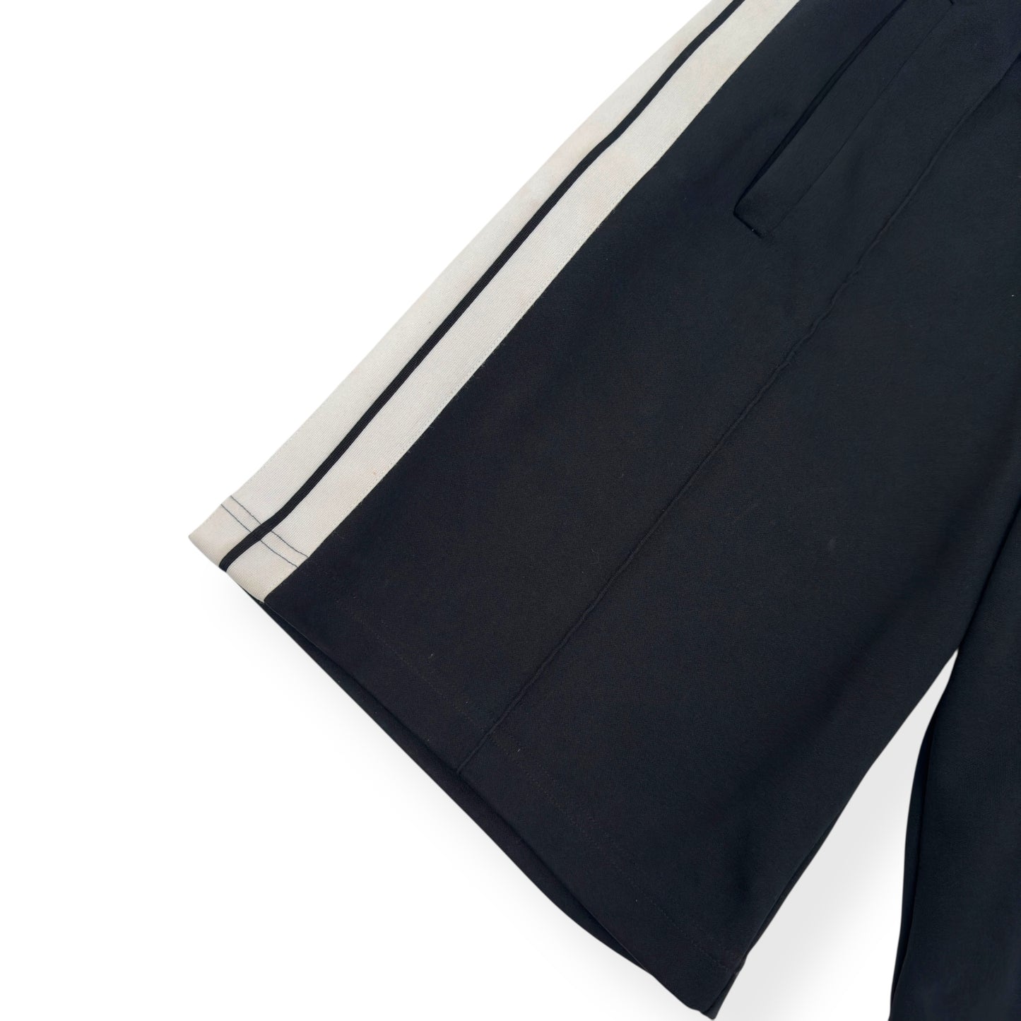 PALM ANGELS SWEAT SHORTS BLACK / WHITE S