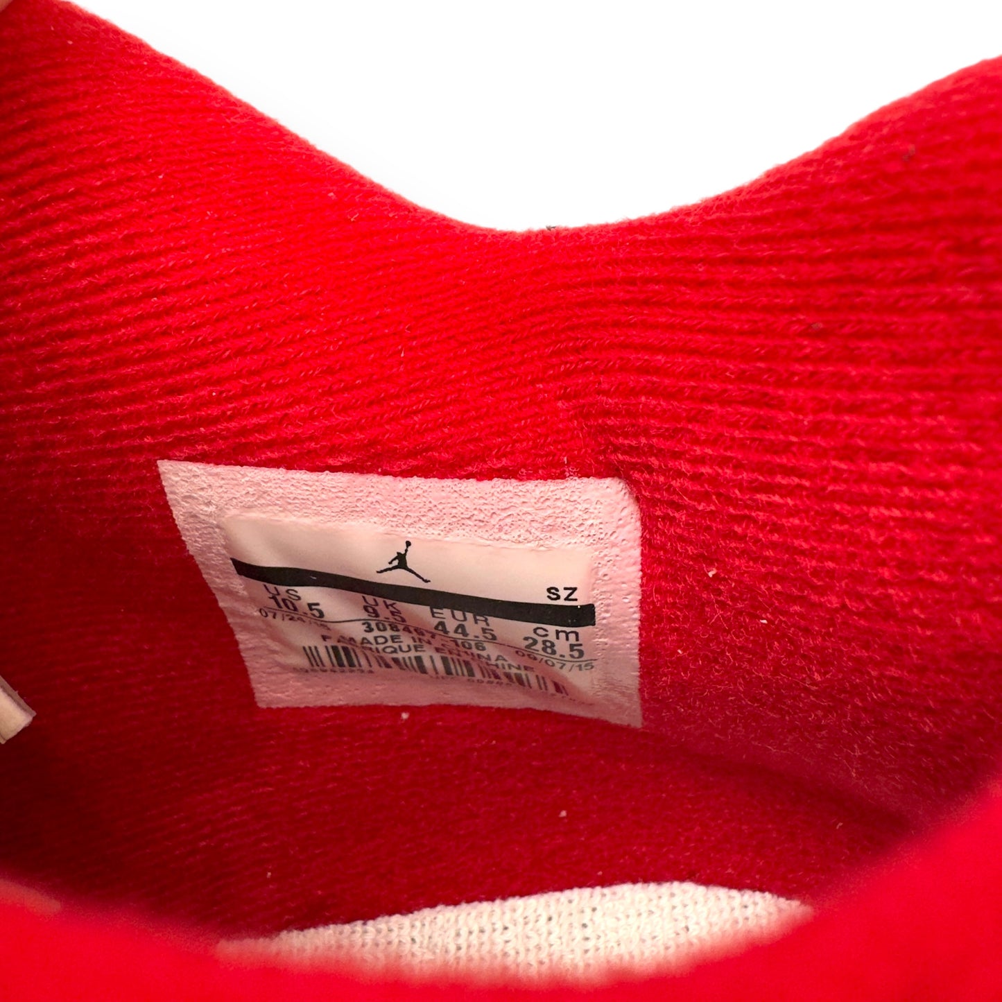 JORDAN 4 RETRO SNEAKER ALTERNATE 89 RED / WHITE UK9.5