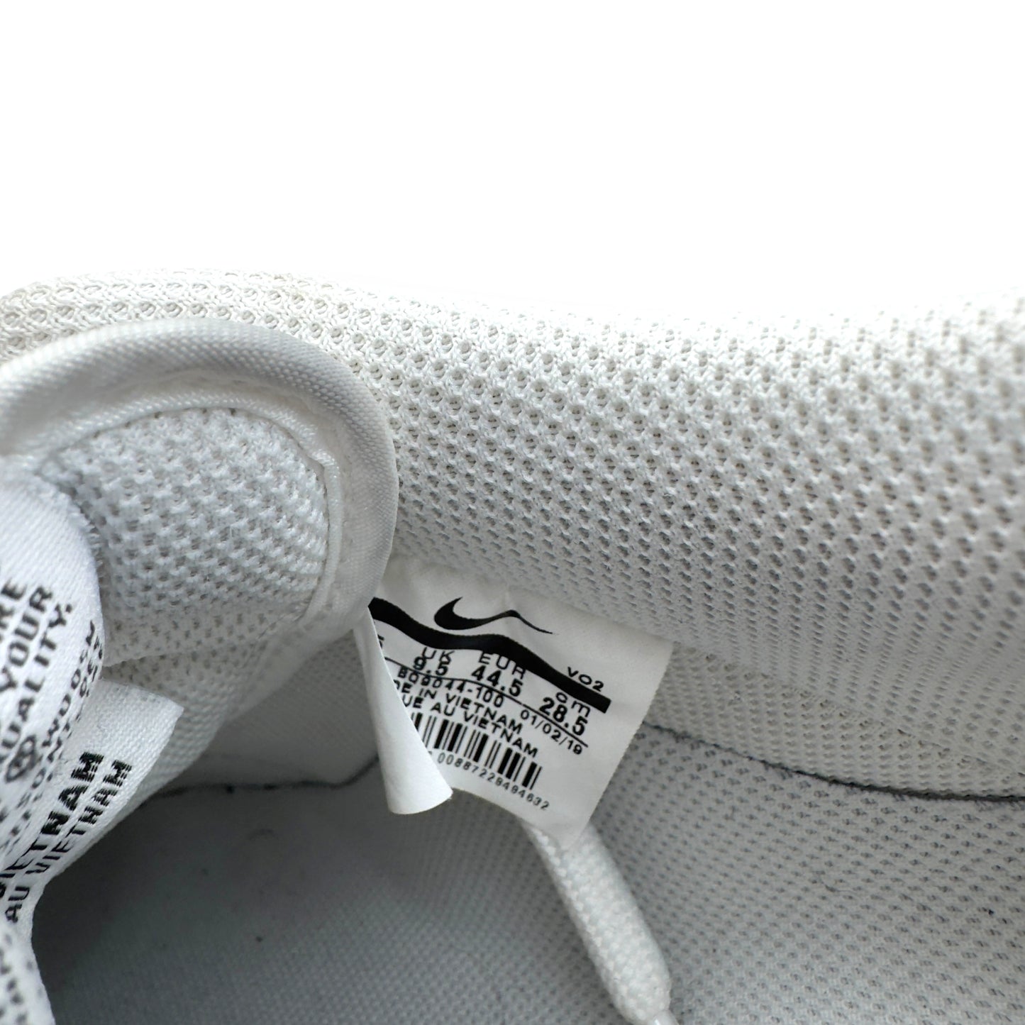 NIKE AIRFORCE 1 LOW TOP SNEAKER ‘HAVE A NICE DAY’ WHITE UK9.5