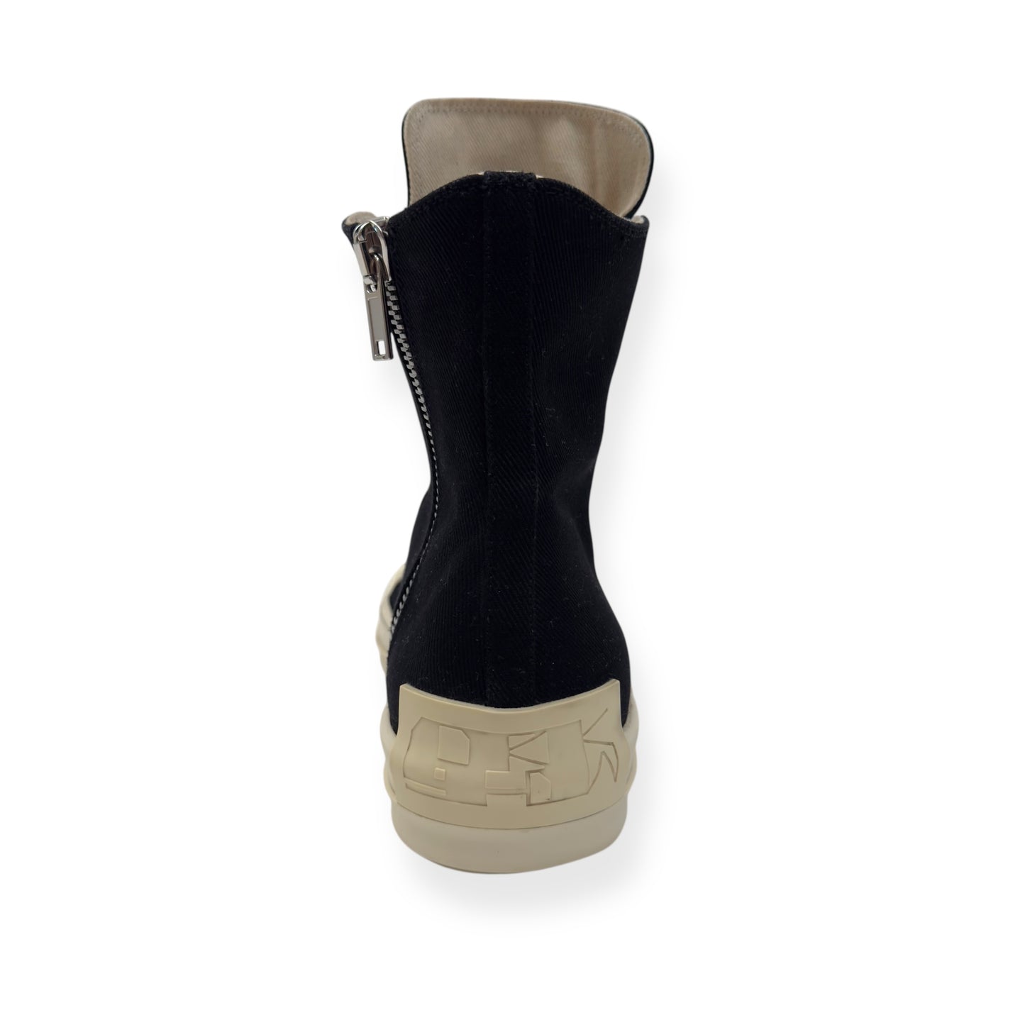 RICK OWENS DRKSHDW HOLLYWOOD HIGH TOP SNEAKER DARK DUST / MILK UK8