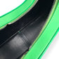 COPERNI SWIPE LEATHER TOP HANDLE BAG GREEN S