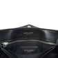 SAINT LAURENT TOY QUILTED LEATHER CROSS-BODY BAG BLACK / SILVER S