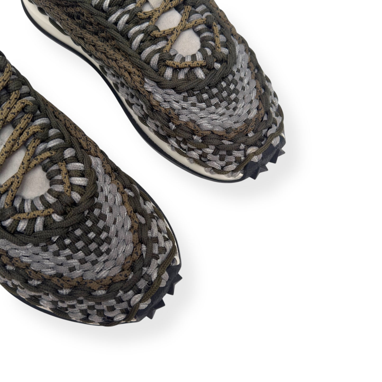 VALENTINO GARAVANI CROCHET LOW-TOP SNEAKERS 42 / UK8
