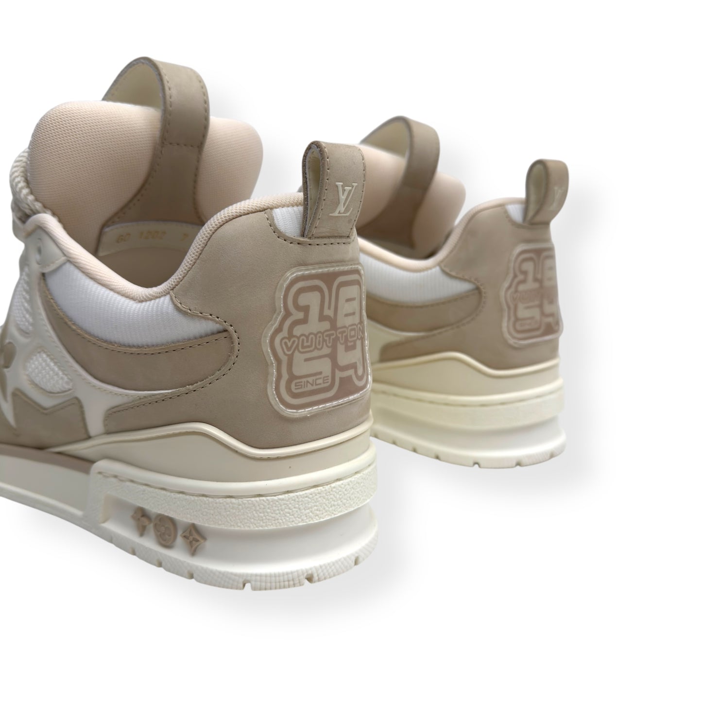 LOUIS VUITTON LV SKATE SNEAKER LUXURY BEIGE UK7