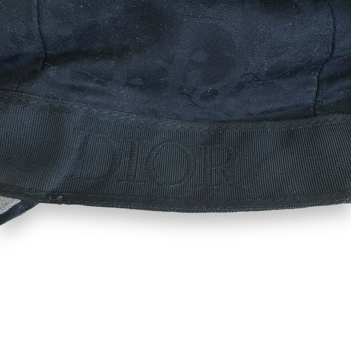 CHRISTIAN DIOR EMBROIDERED BASEBALL CAP BLACK L