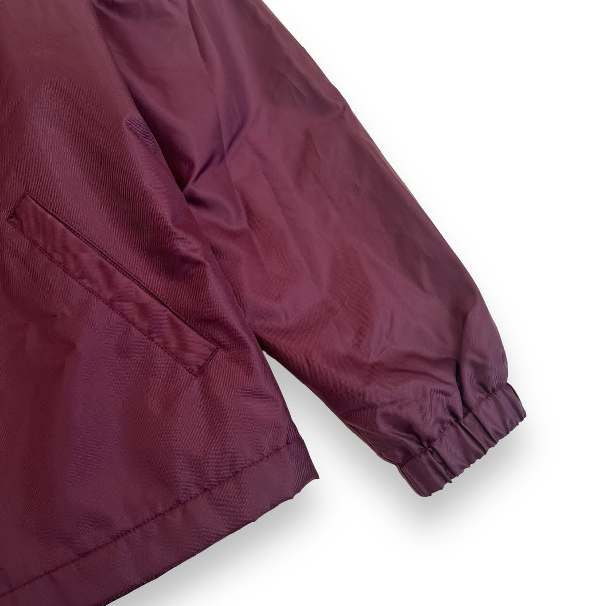 DRÔLE DE MONSIEUR PRINTED SHELL JACKET BURGUNDY XL
