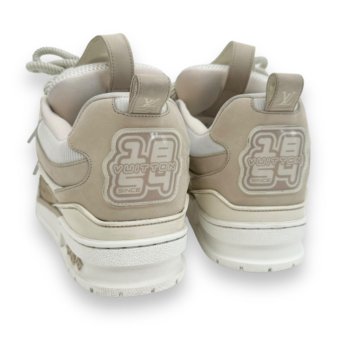LOUIS VUITTON LV SKATE SNEAKER BEIGE / WHITE UK6