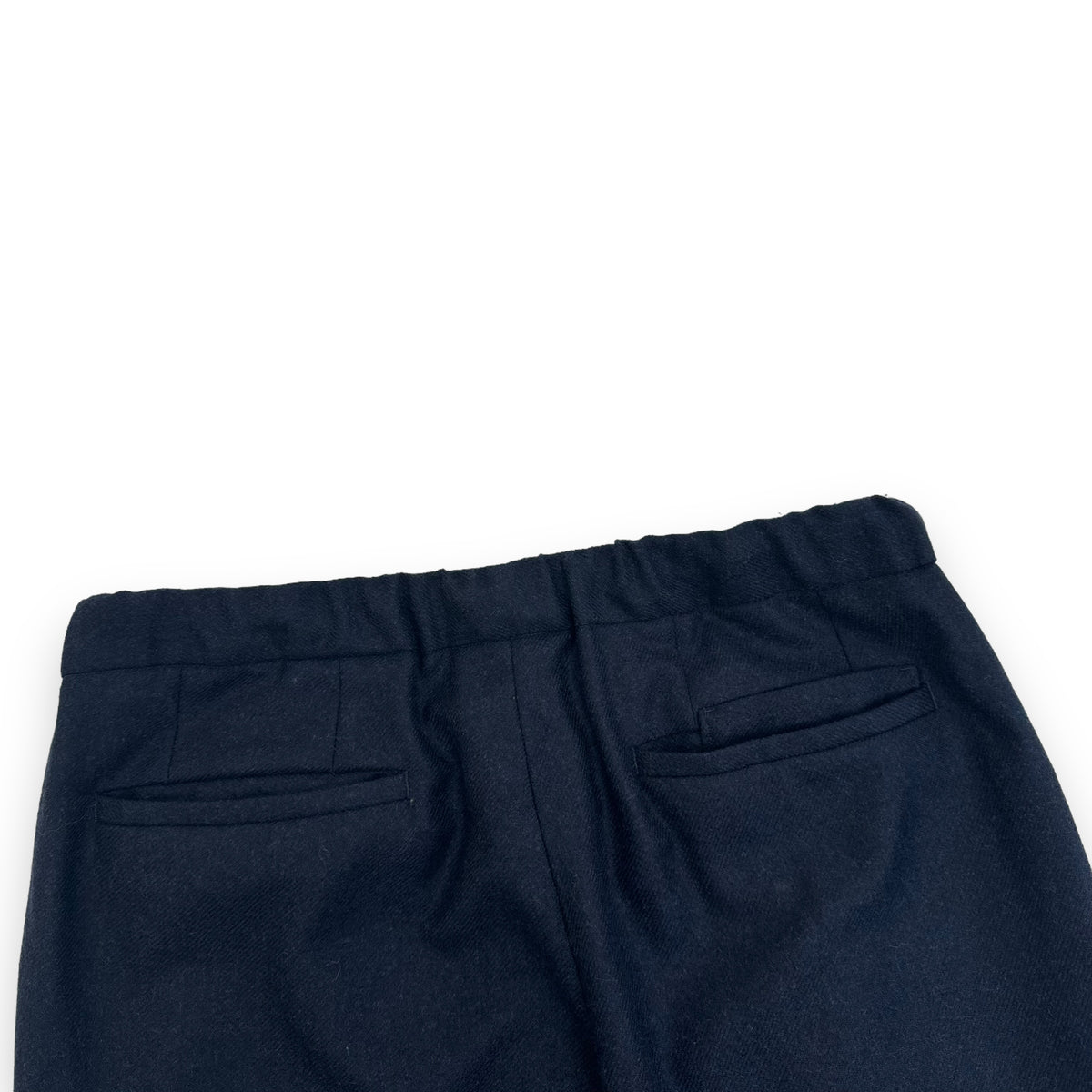 THOM SWEENEY WOOL / CASHMERE DRAWSTRING TROUSERS L