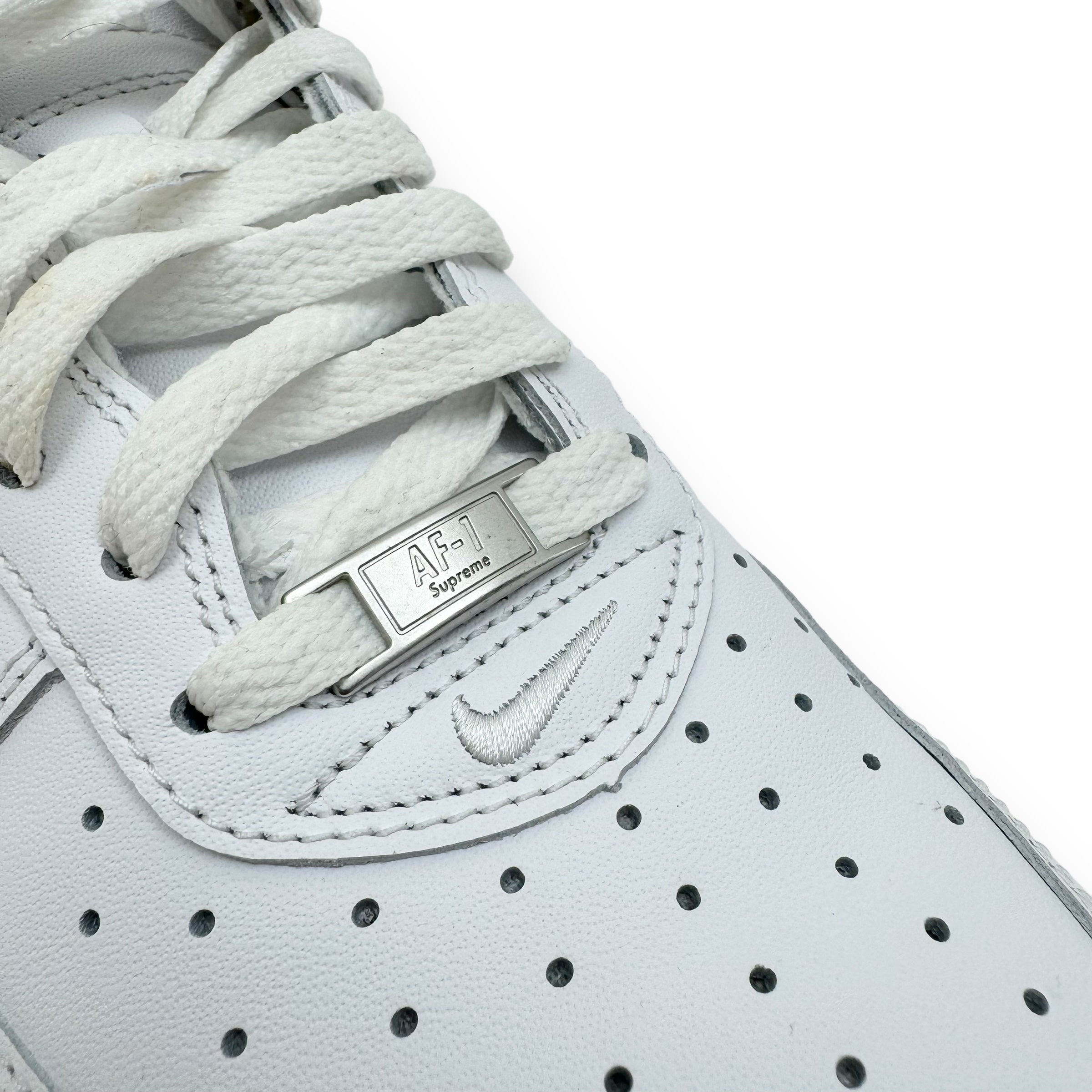 NIKE X SUPREME AIRFORCE 1 SNEAKER WHITE UK10.5