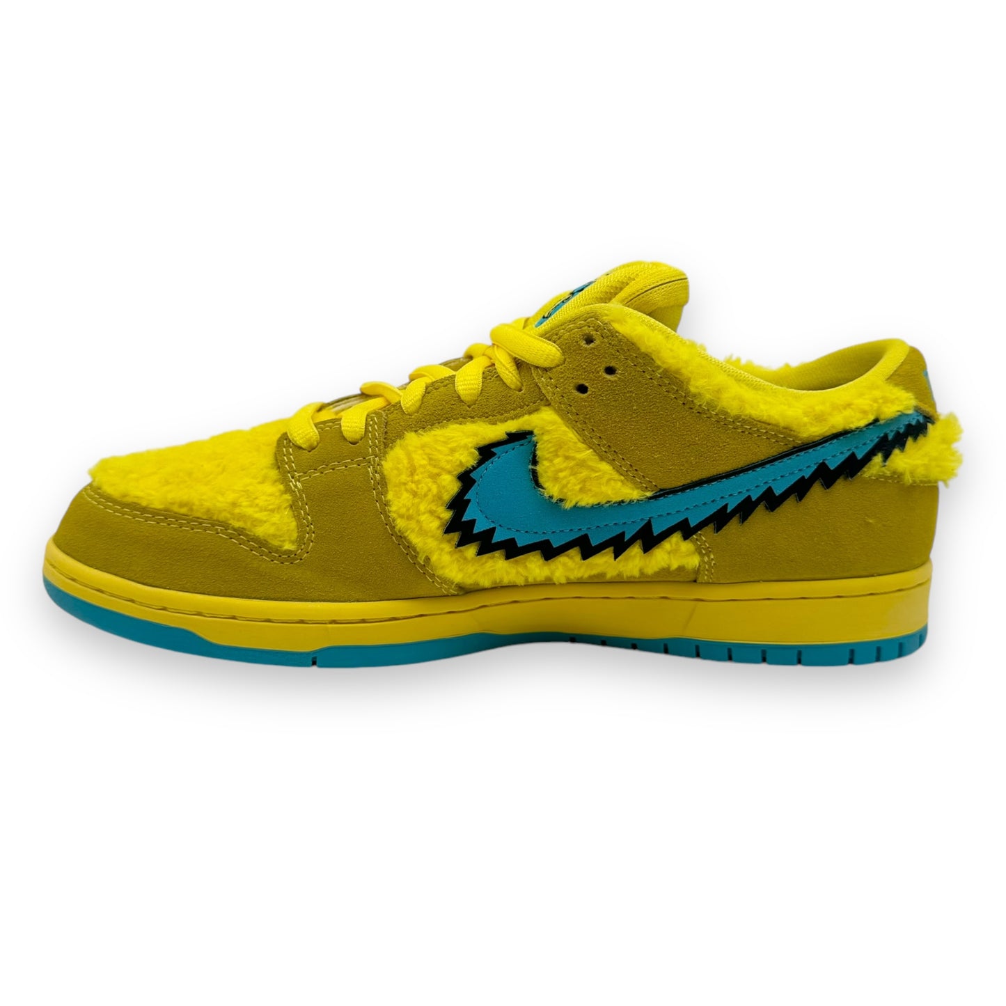 NIKE SB DUNK LOW GRATEFUL DEAD BEAR SNEAKER YELLOW UK10