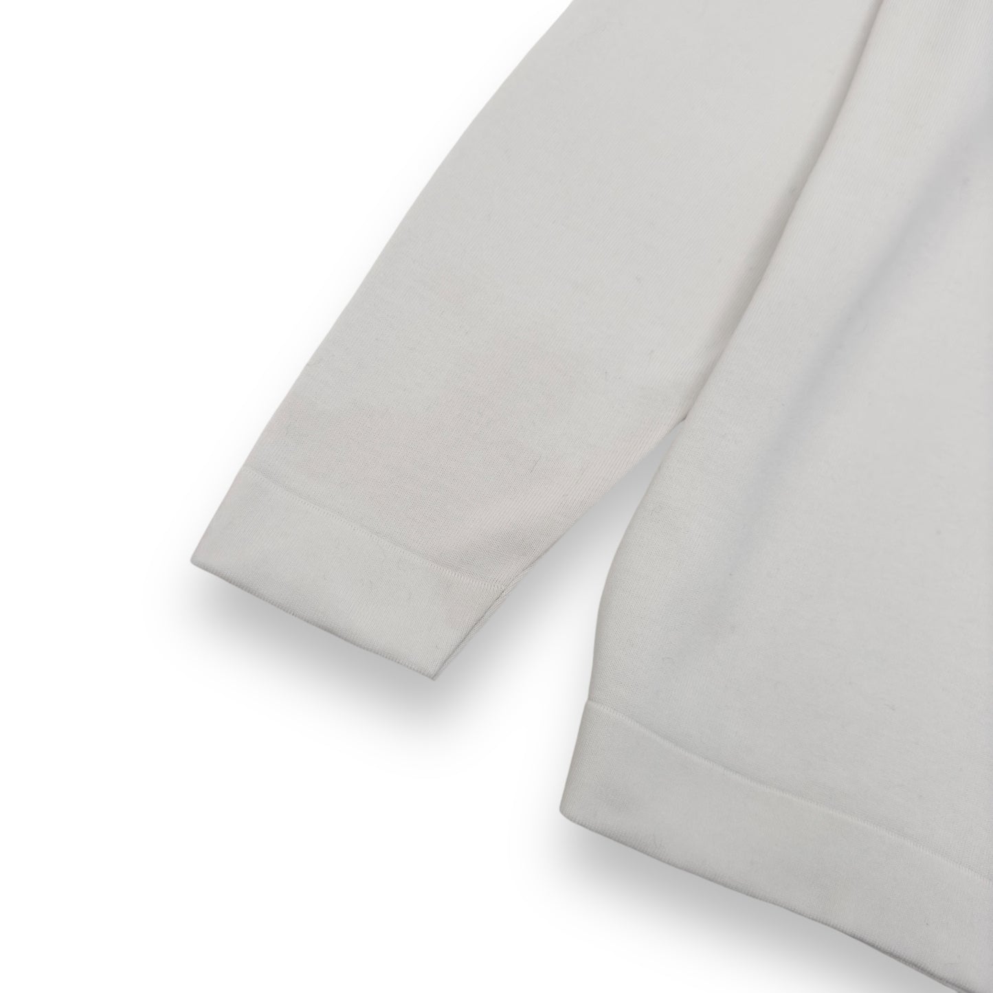 THOM SWEENEY COTTON LONG SLEEVE T-SHIRT WHITE  M