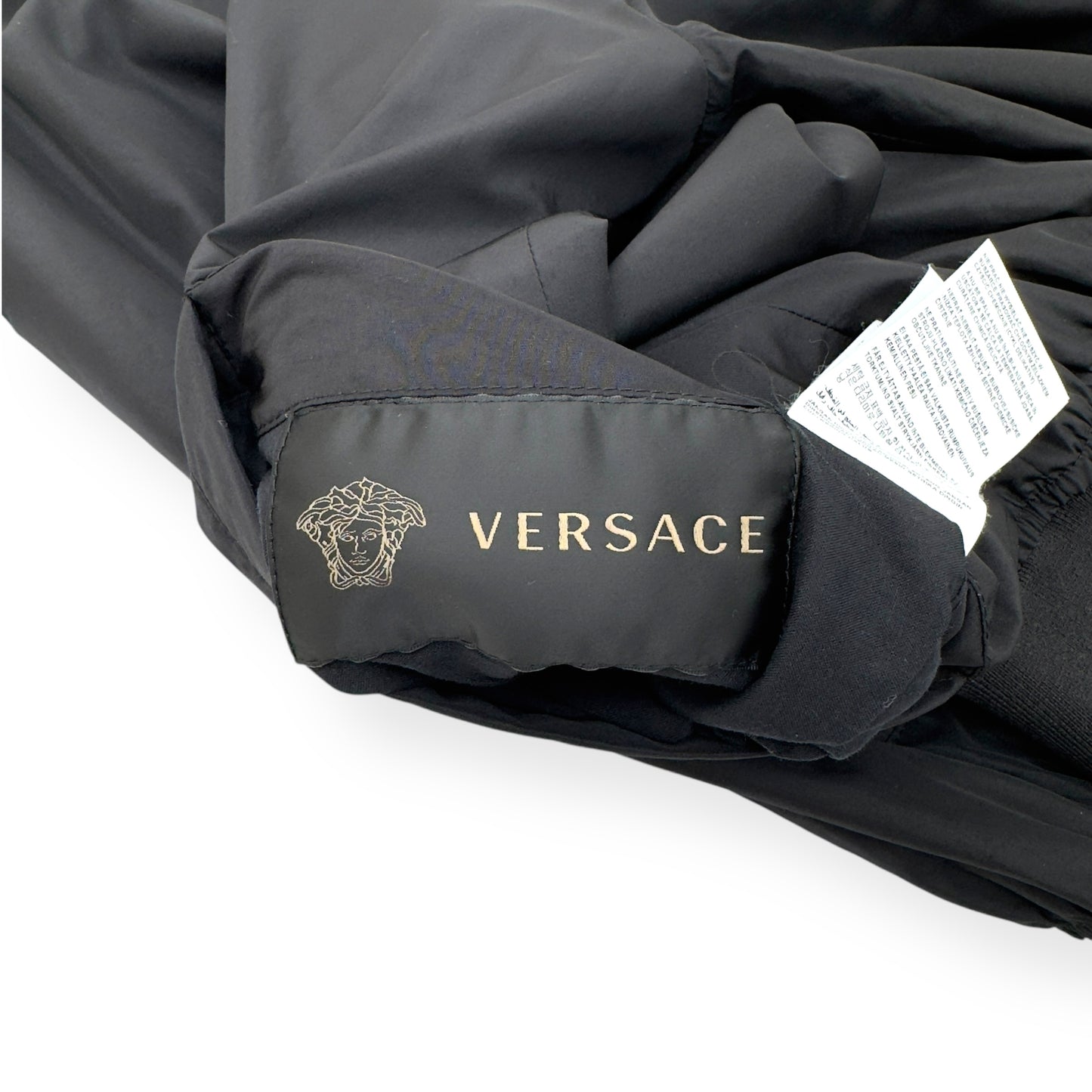 VERSACE BAROQUE PRINT REVERSIBLE JACKET YELLOW / BLACK 46 / S