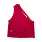 JACQUEMUS LA MAILLE ASCU ONE-SHOULDER TOP PINK 36 / S