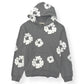 DENIM TEARS THE COTTON WREATH HOODIE GREY / WHITE L