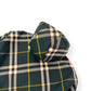 BURBERRY CHECK PRINTED JACKET GREEN L