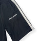 PALM ANGELS SWEAT SHORTS BLACK / WHITE S
