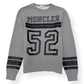 MONCLER 52 SWEATSHIRT GREY / BLACK L