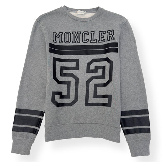 MONCLER 52 SWEATSHIRT GREY / BLACK L