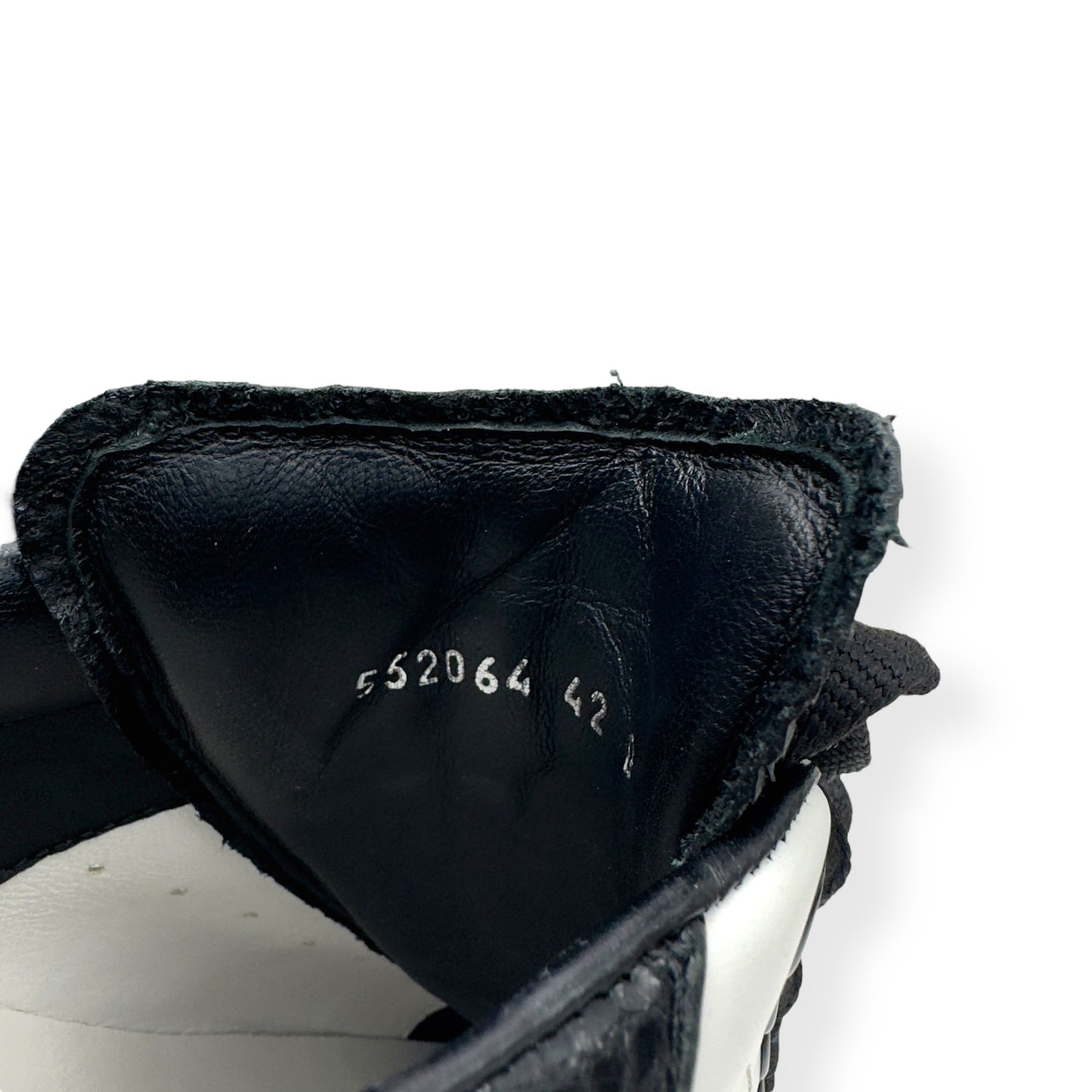 ALEXANDER MCQUEEN OVERSIZED LEATHER / SNAKESKIN SNEAKER WHITE / BLACK 42 / UK8