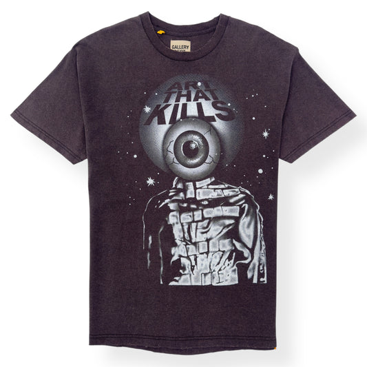 GALLERY DEPT. ATK ROD PRINTED COTTON T-SHIRT GREY L
