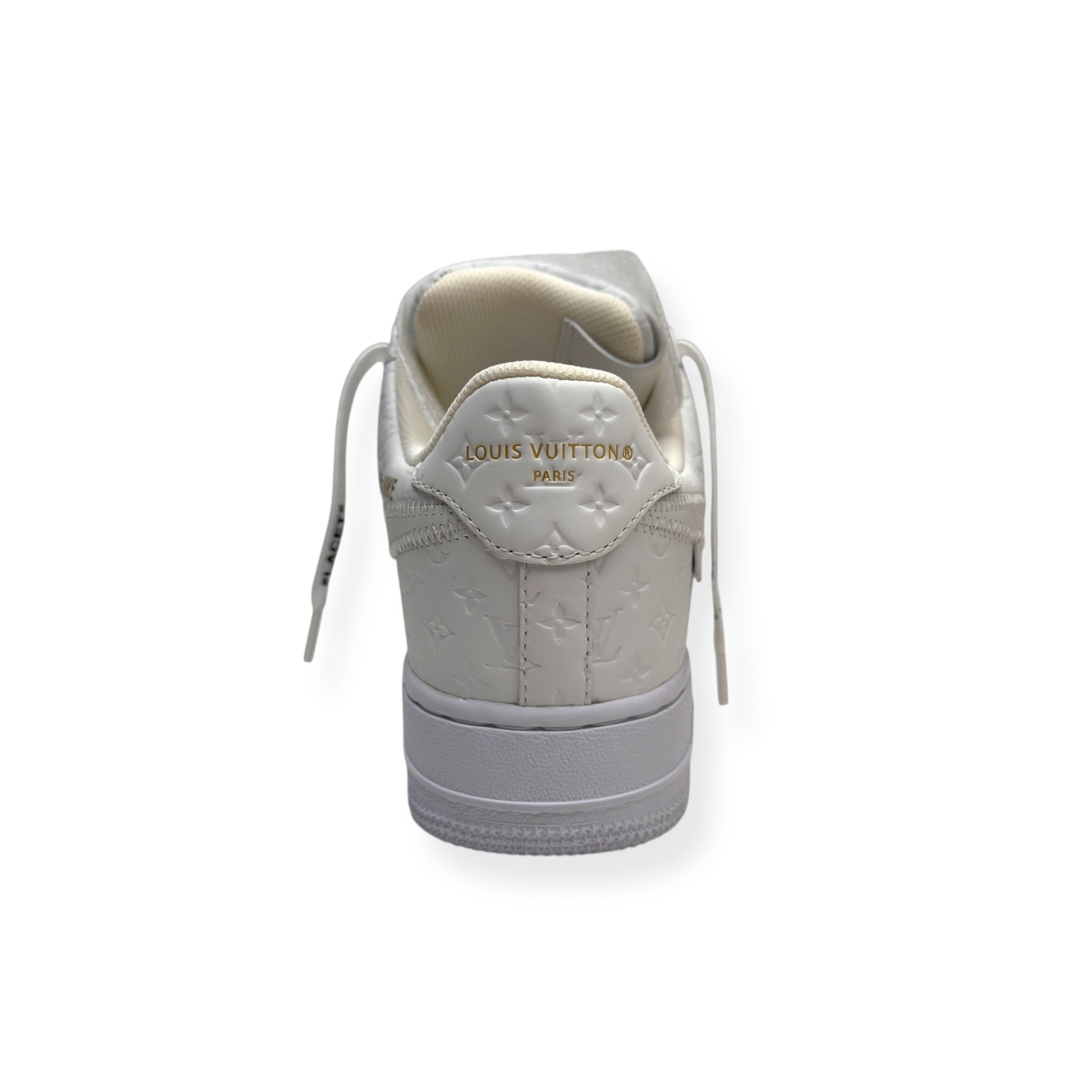 LOUIS VUITTON X NIKE AIR FORCE 1 SNEAKER WHITE UK7 / US8