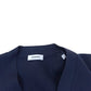 SANDRO PARIS FLOWER DETIAL CARDIGAN NAVY BLUE / WHITE XL