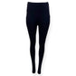 BALENCIAGA LOGO-PRINT STRETCH-JERSEY LEGGINGS BLACK 34 / XS